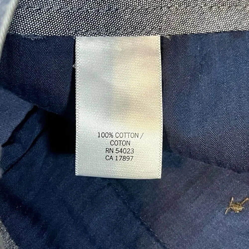 Banana Republic Straight Fit Emerson Navy Ship Blue Pants 32/34